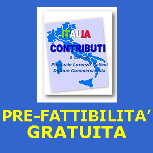ITALIA CONTRIBUTI PRE FATTIBILTA GRATUITA 300